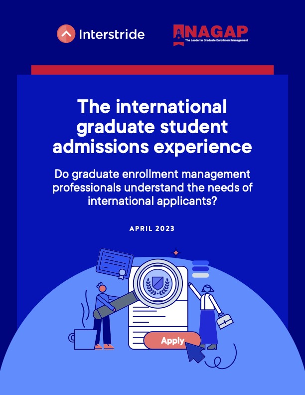 The international graduate student admissions experience