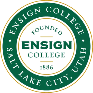 Ensign College logo