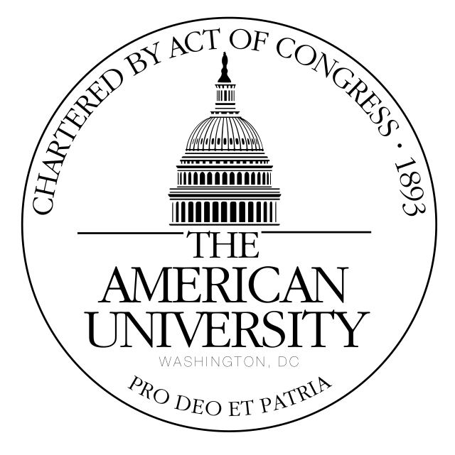 American University logo