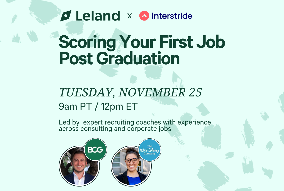 Scoring your first job post graduation